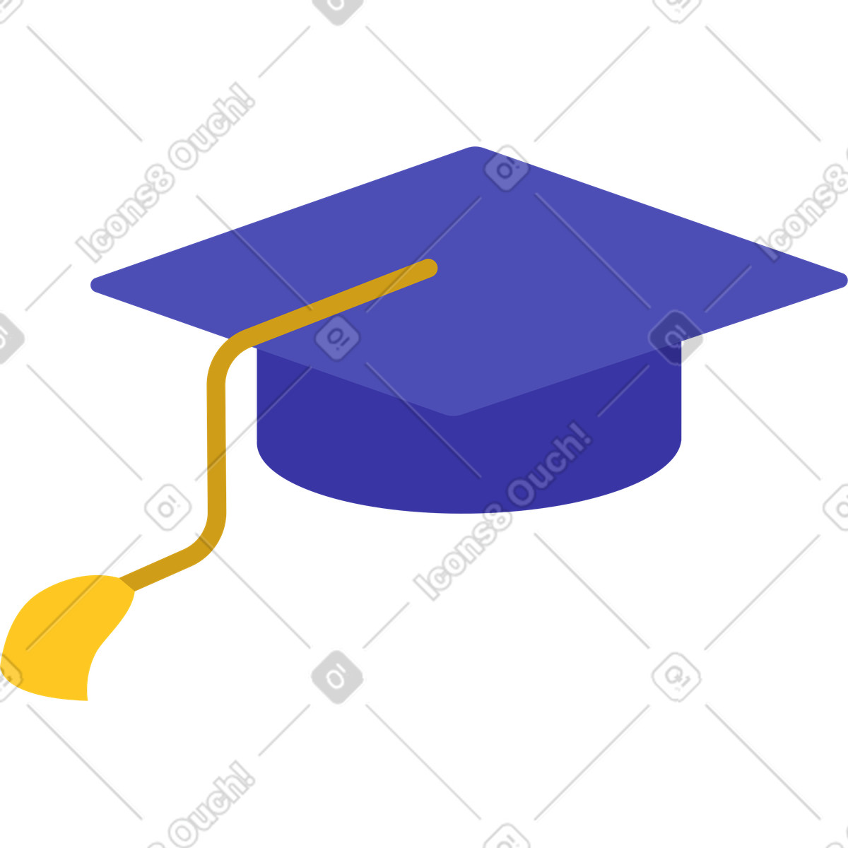 Graduation cap illustration college clipart educational graphics vector images