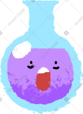 Flask face PNG, SVG