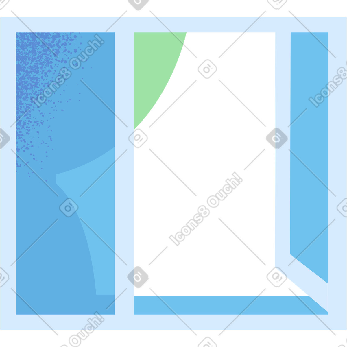 Ilustração de Janela em no estilo Pale para baixar em PNG, SVG