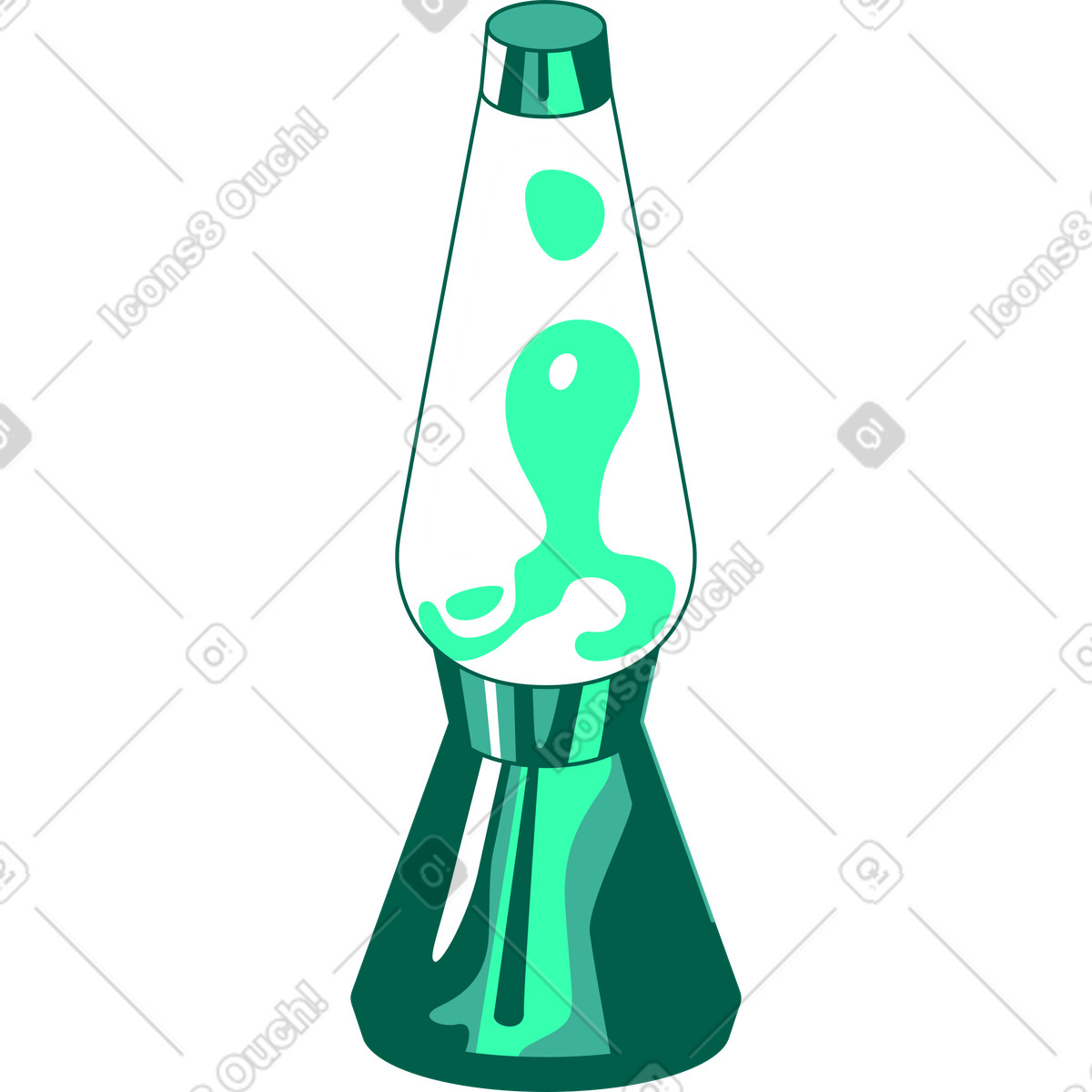 Illustration Lampe à lave dans le style Storyline télécharger aux formats PNG, SVG