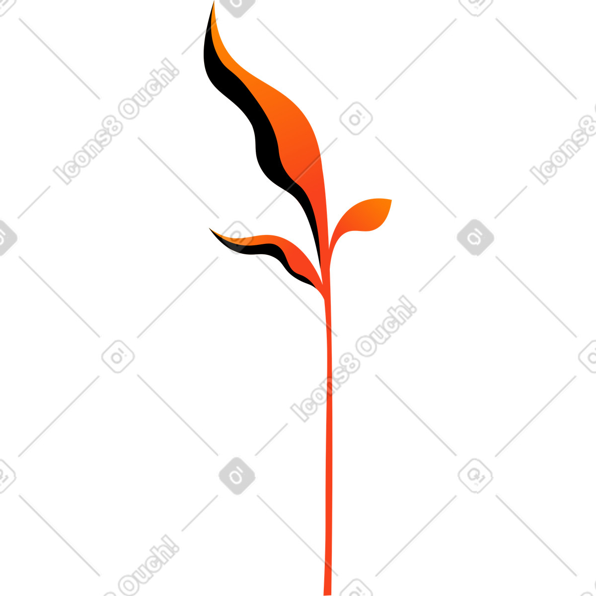 下载 Amani 风格的 红黑草 插画，支持 PNG、SVG 格式