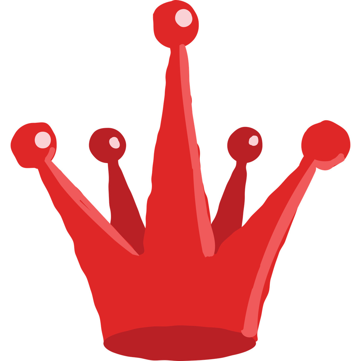 Cherry 스타일의 Crown 일러스트레이션 PNG, SVG 다운로드