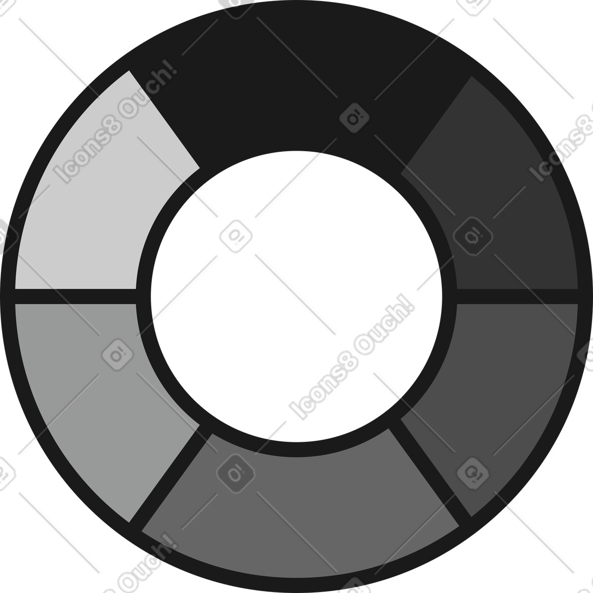 Taxi スタイルの Web 要素のカラー ホイール のイラストをPNG、SVG形式でダウンロード