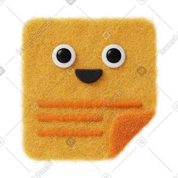 Cute note PNG, SVG