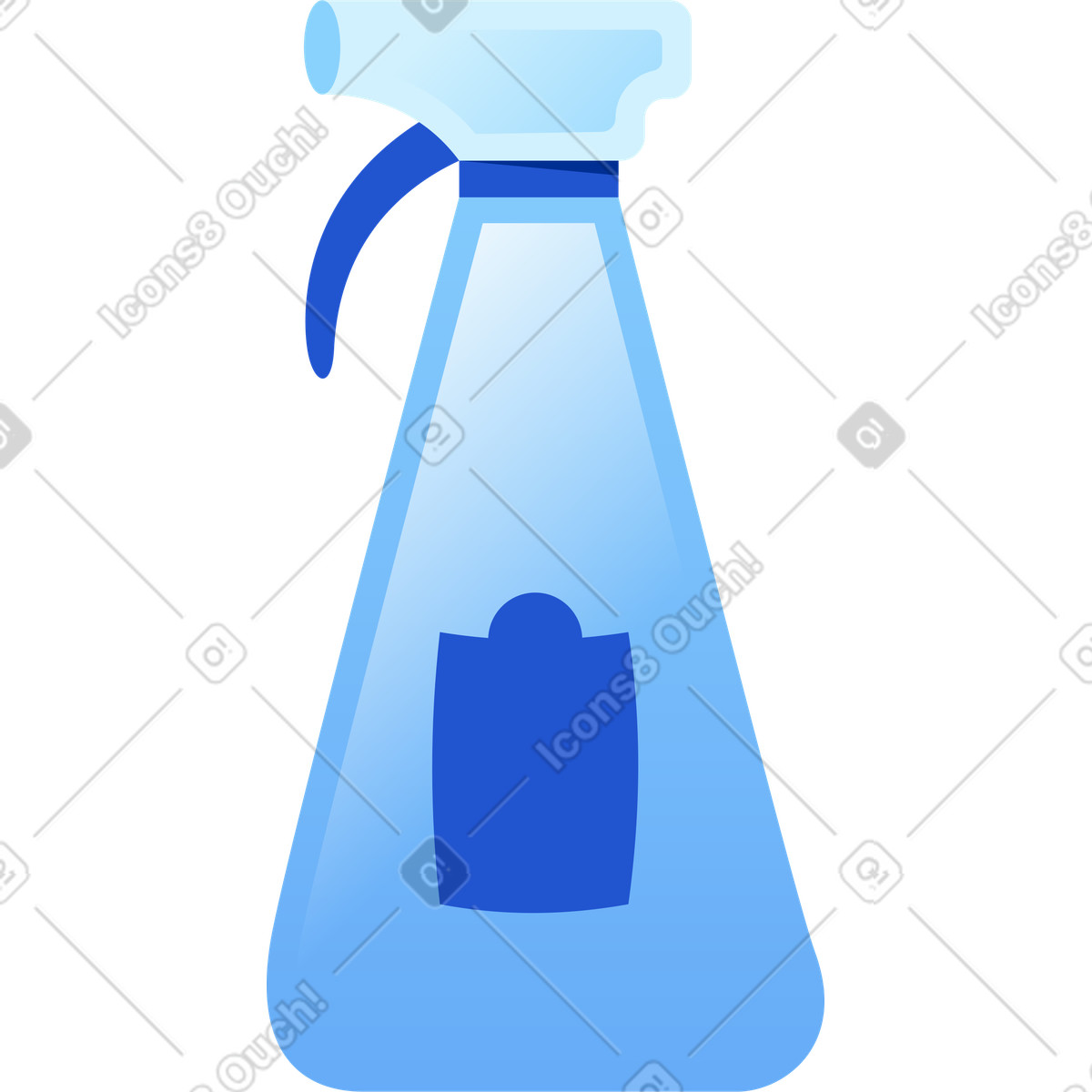 Ilustração de Pulverizador limpeza em no estilo Glossy para baixar em PNG, SVG