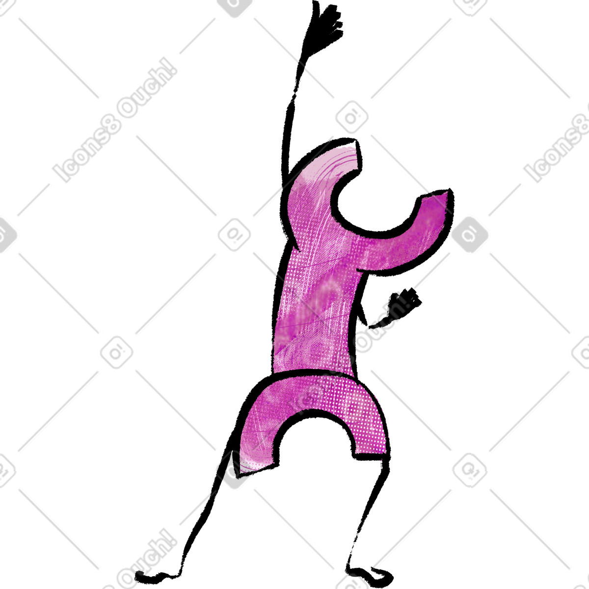 Chiave inglese illustrazione in stile Doobry scarica in PNG, SVG