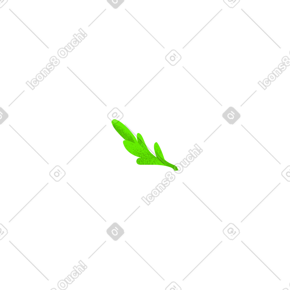 Flare 스타일의 Greenery 일러스트레이션 PNG, SVG 다운로드