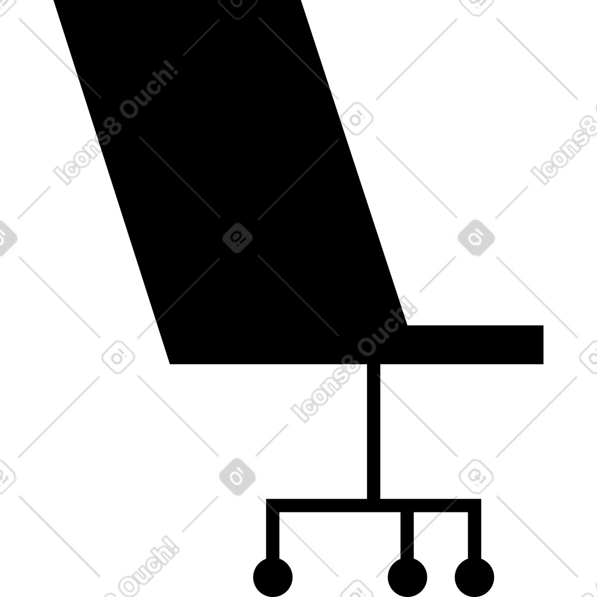 下载 Warp 风格的 电脑椅 插画，支持 PNG、SVG 格式