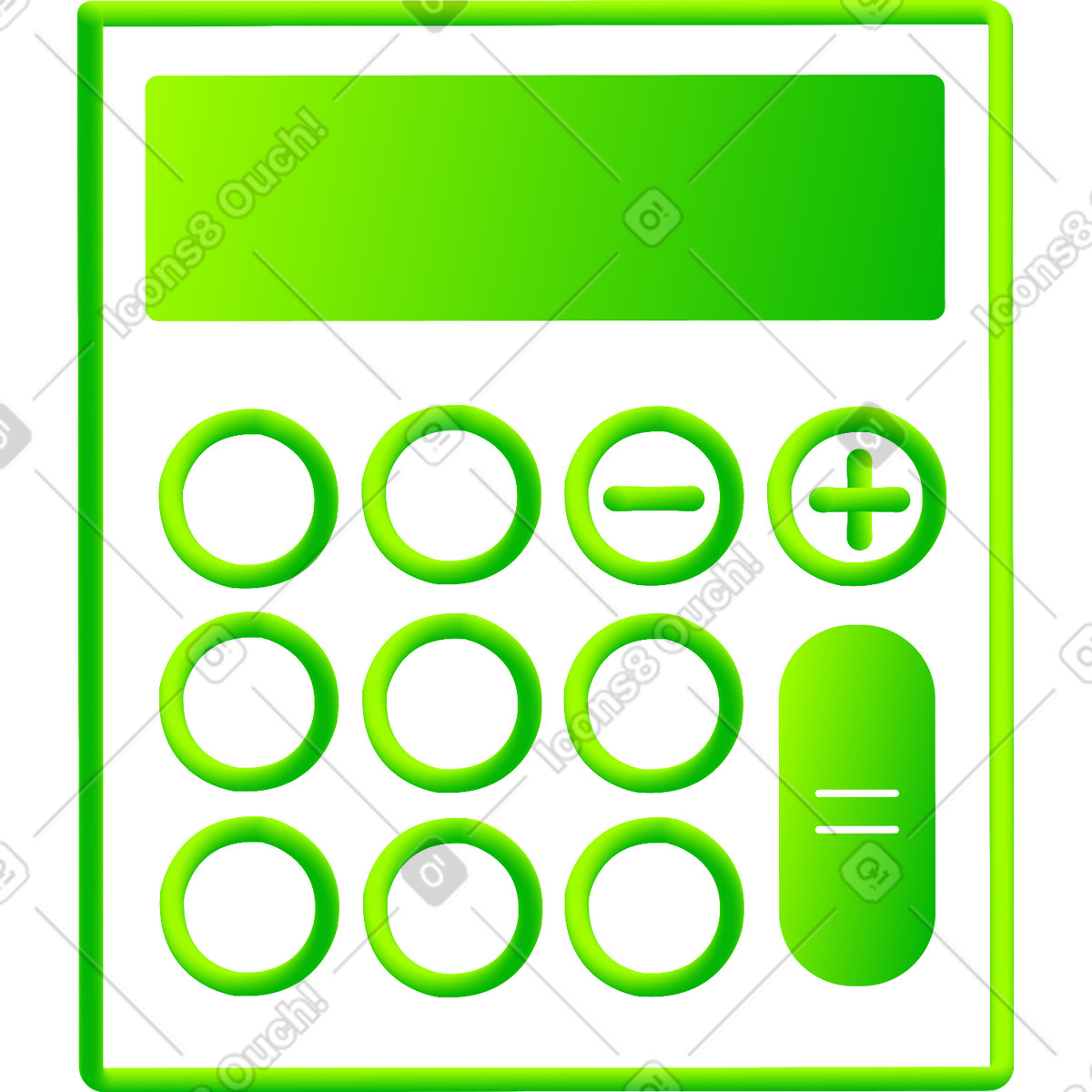 Ilustração de Calculadora em no estilo Pure para baixar em PNG, SVG
