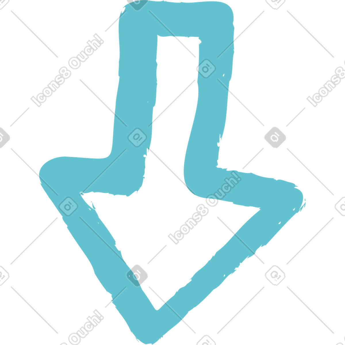Illustration La flèche dans le style Lime à télécharger aux formats PNG, SVG