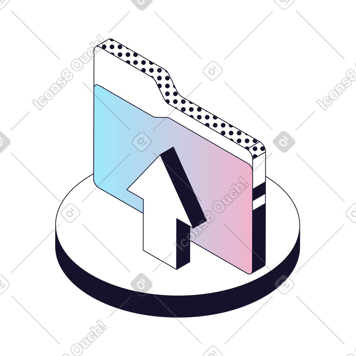 Artboard File Upload, Folder Transfer, Data Storage6 copy illustration in Node style download in PNG, SVG