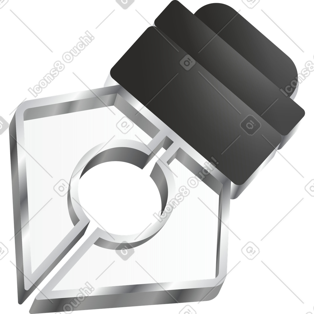 Cursor pen nib icon for text editing and writing tools illustrazione in stile Token scarica in PNG, SVG