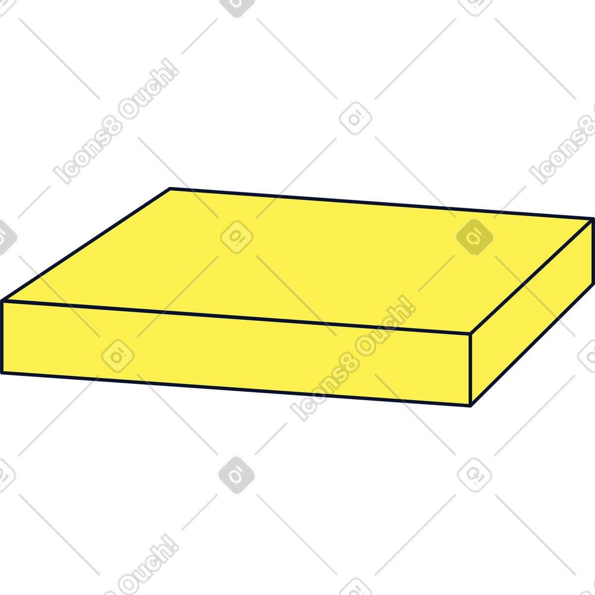 Illustration Dessus de la table dans le style Flexy à télécharger aux formats PNG, SVG