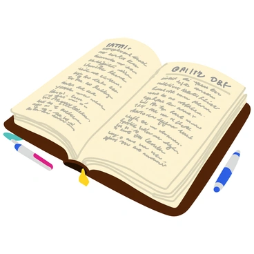 An open logbook resting on a wooden table. The pages are filled with handwritten notes and detailed illustrations. The notes describe various jelqing techniques, with step-by-step instructions clearly outlined. The illustrations depict different hand positions and movements, showcasing the techniques visually. The logbook has a worn leather cover, and a pen lies beside it, ready for further notes. Soft light filters in, highlighting the texture of the pages and the intricate drawings.