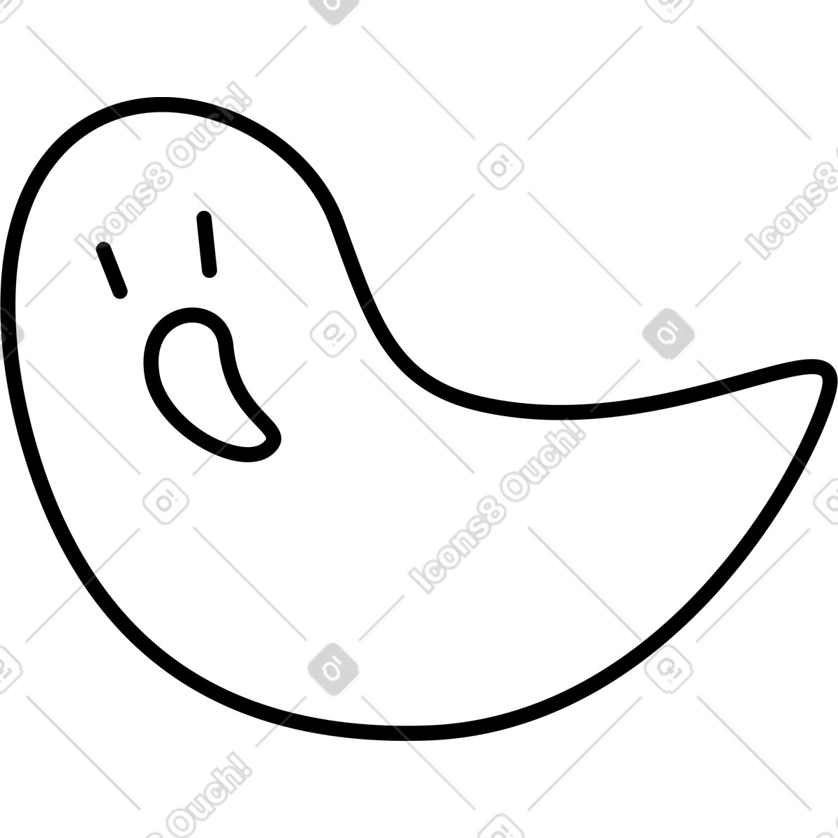 下载 Rocky 风格的 鬼 插画，支持 PNG、SVG 格式