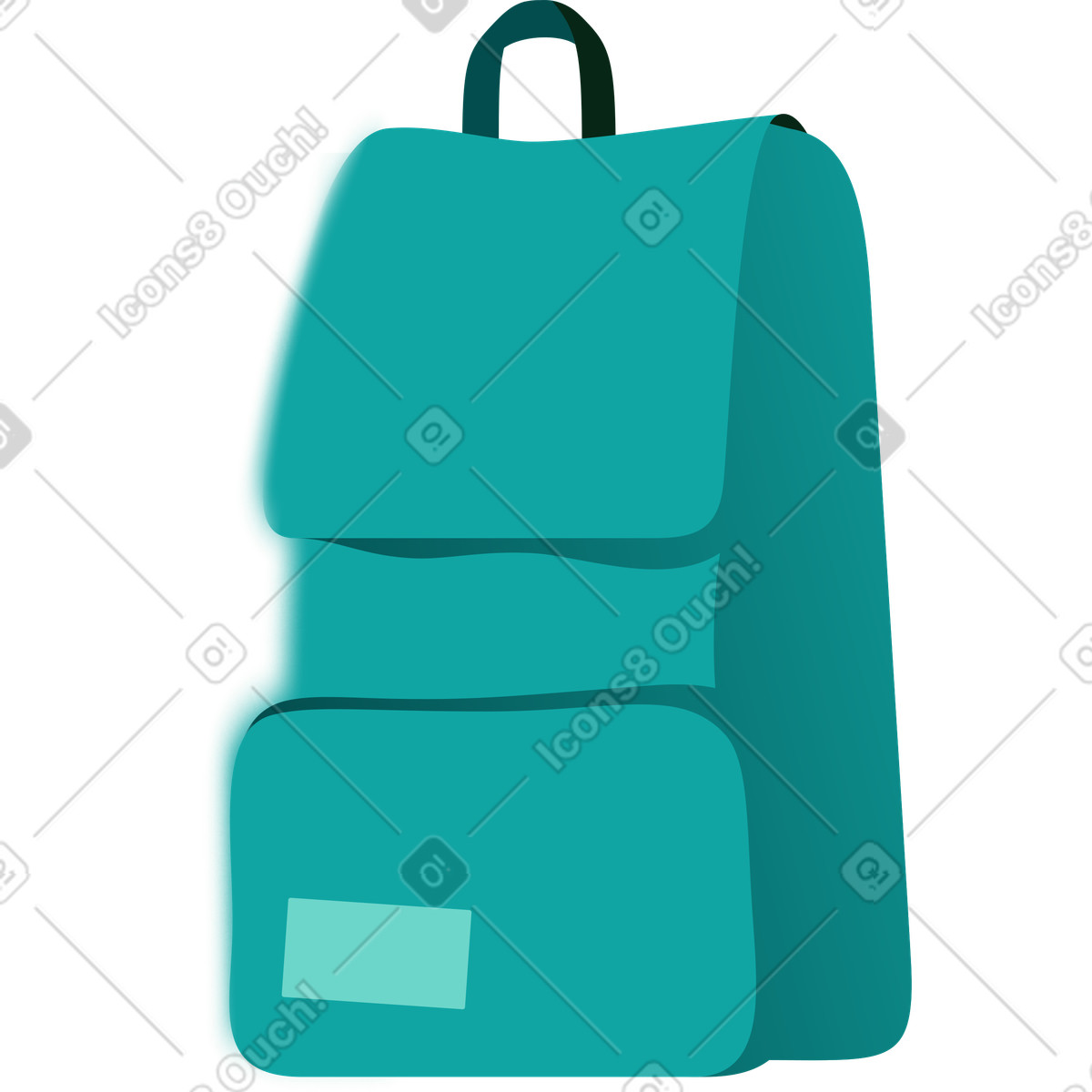 Office 스타일의 배낭 일러스트레이션 PNG, SVG 다운로드