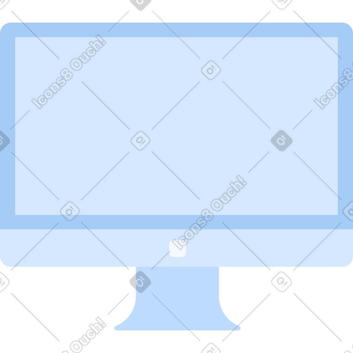 Ilustración Computadora en estilo Urban a descargar en PNG y SVG