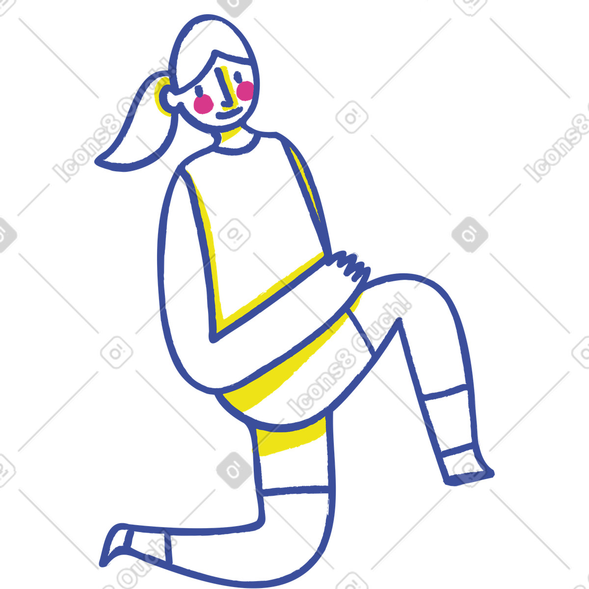 下载 Lime 风格的 女人 插画，支持 PNG、SVG 格式