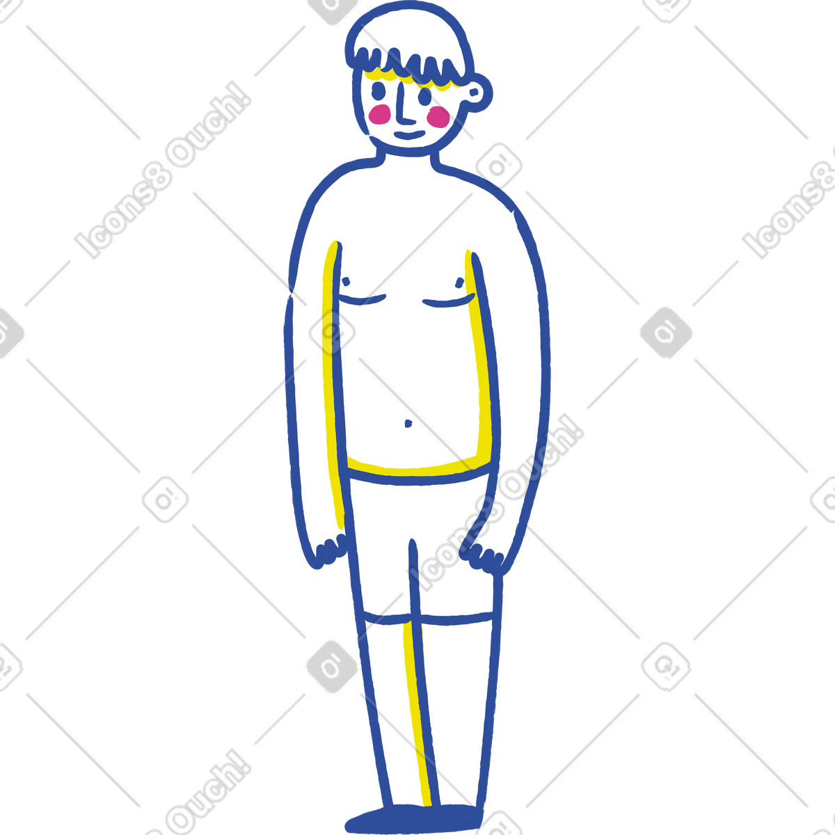 Ilustración Buzo en estilo Lime a descargar en PNG y SVG