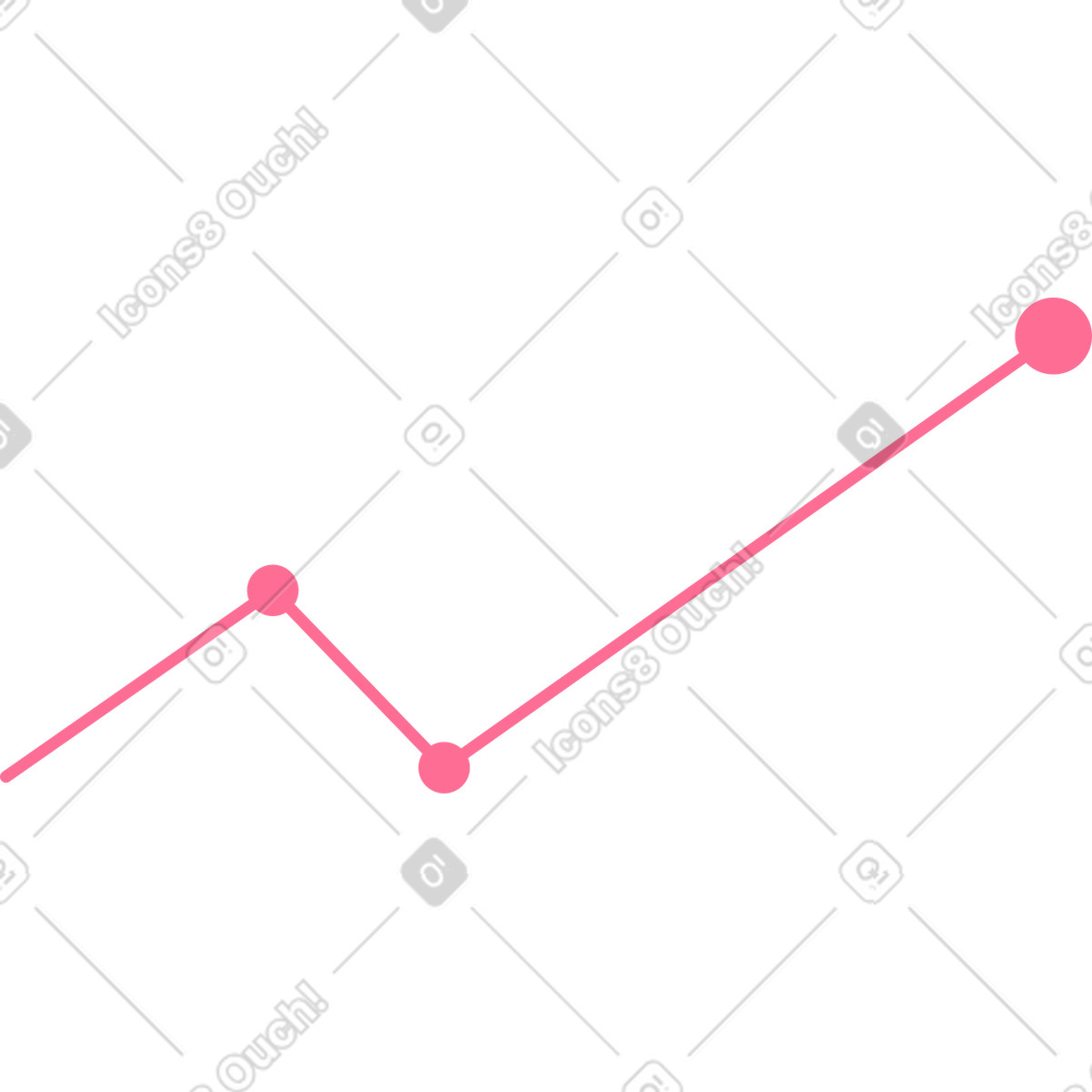 Ilustración Gráfico de crecimiento en estilo Bright a descargar en PNG y SVG