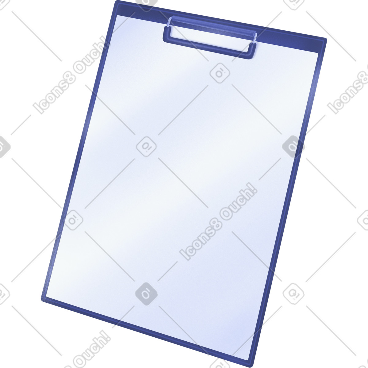 Paper holder illustration in Smart style download in PNG, SVG