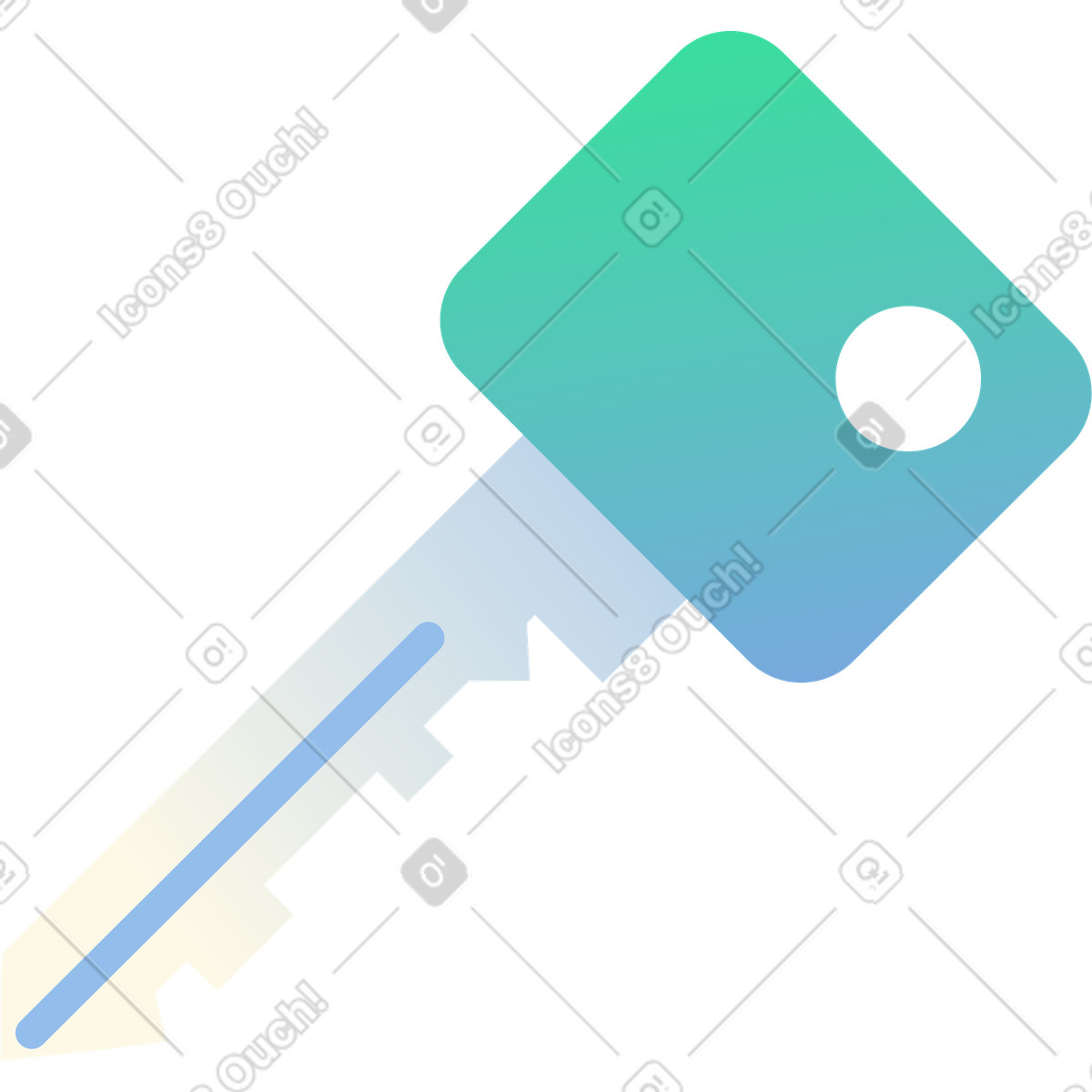 Key illustration in PNG, SVG