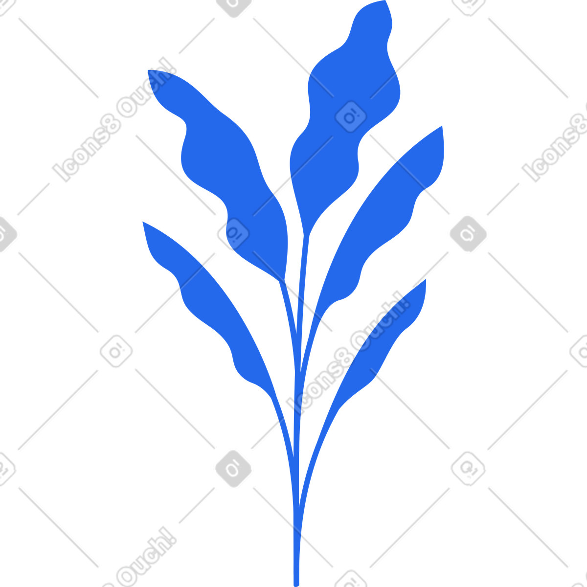 Pflanze-Illustration im Kingdom-Stil als Download in PNG, SVG