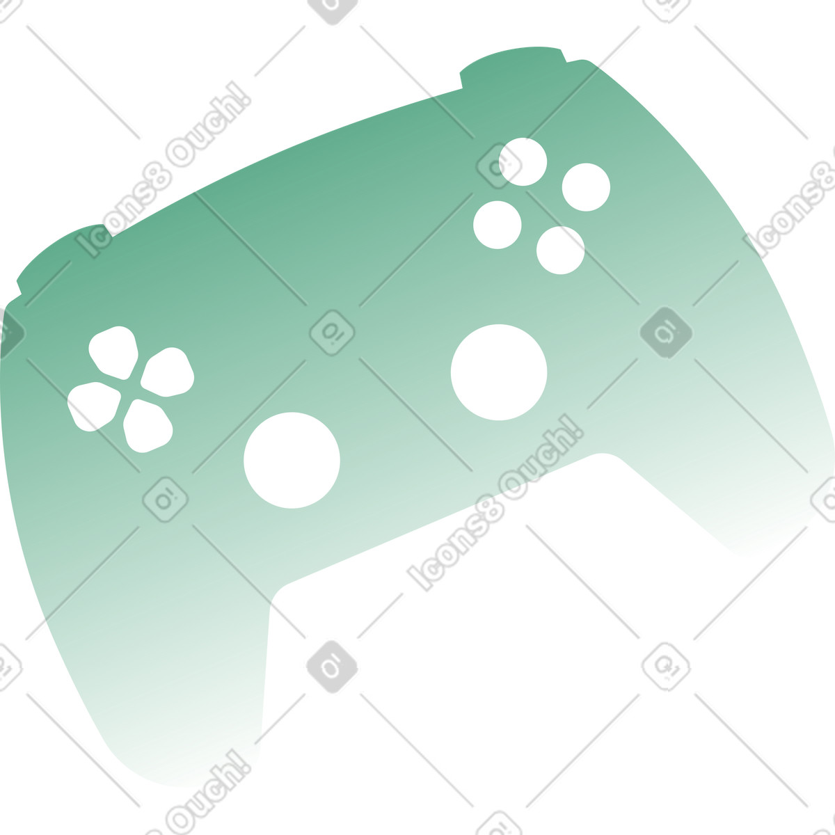 Joystick for computer games illustration in Network style download in PNG, SVG