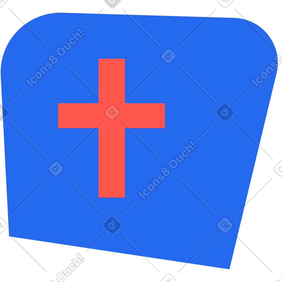 Kopfbedeckung des arztes-Illustration im Kingdom-Stil als Download in PNG, SVG