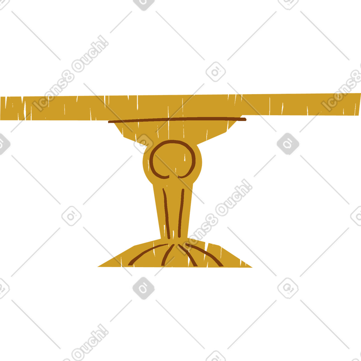 Ilustração de Tabela em no estilo Sleepy para baixar em PNG, SVG