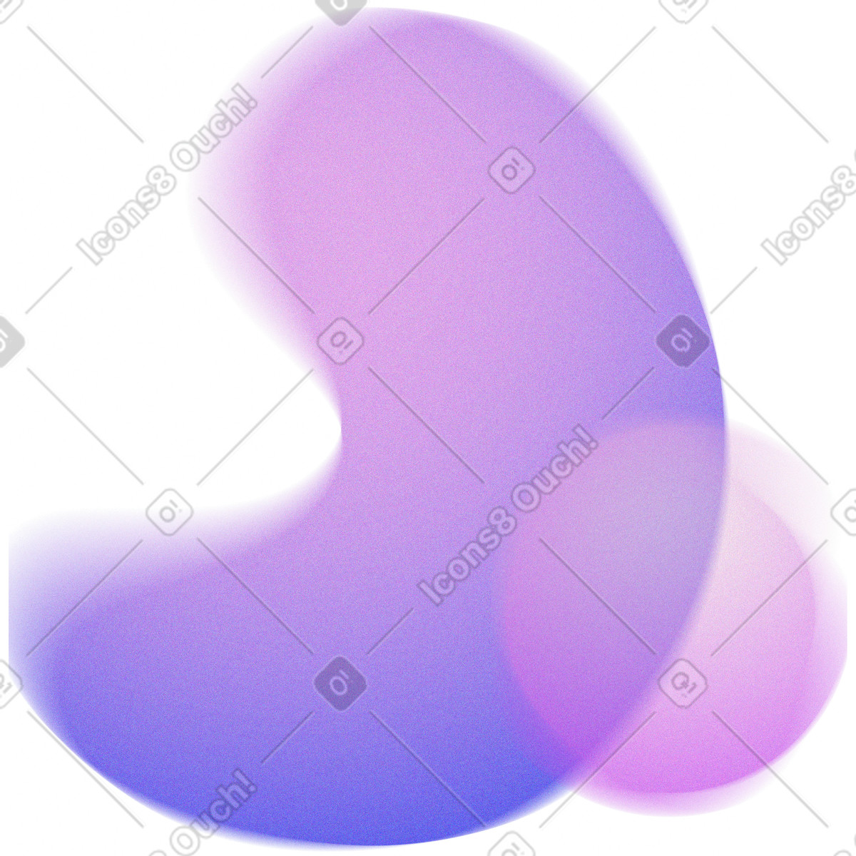 Forms スタイルの Purple blur のイラストをPNG、SVG形式でダウンロード