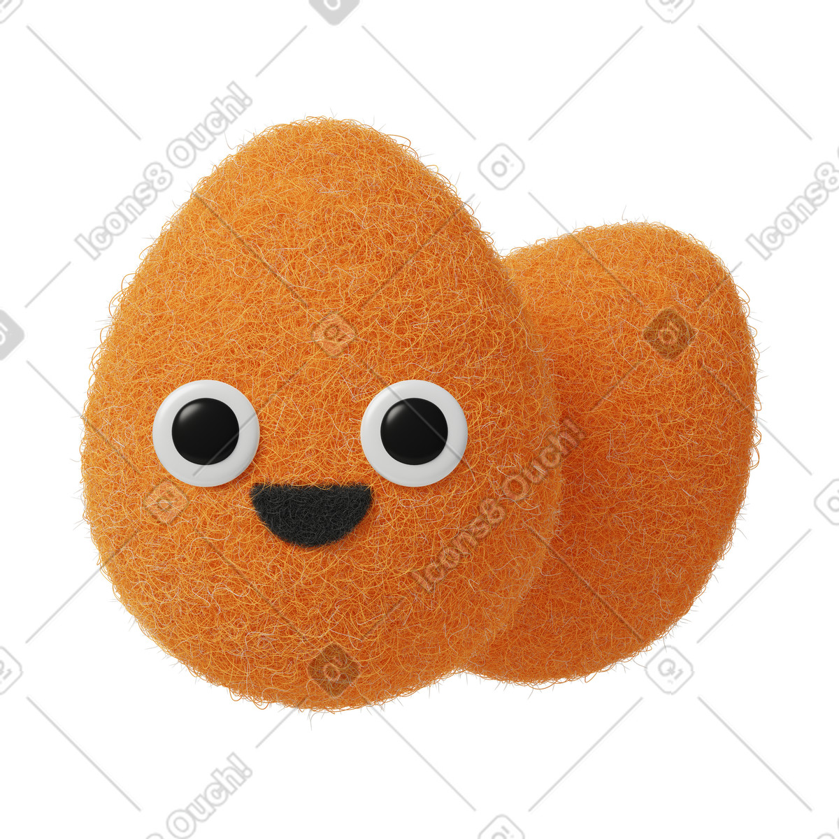 Ilustración Eggs en estilo Fuzzy a descargar en PNG y SVG