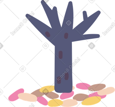 Autumn tree PNG, SVG