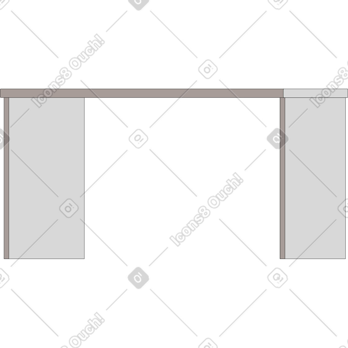 Tabelle-Illustration im Sitcom-Stil als Download in PNG, SVG