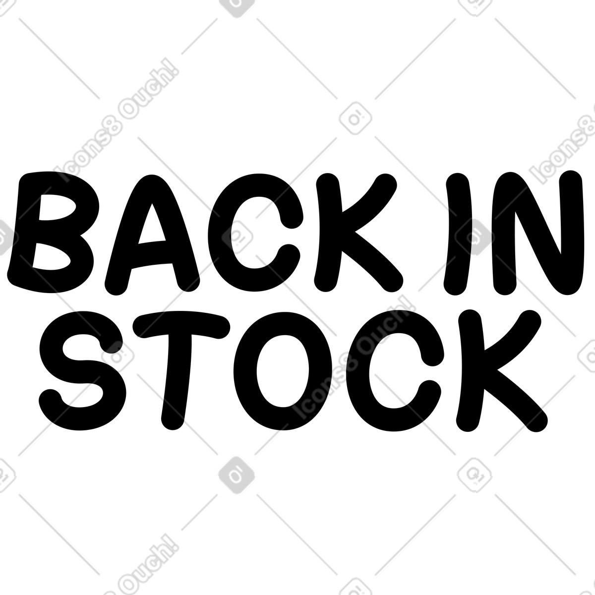 Ilustración Letras de nuevo en stock estilo Jelly a descargar PNG y SVG