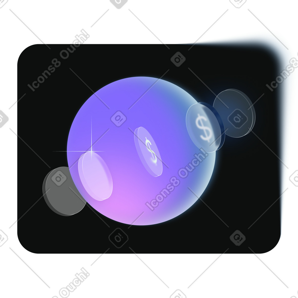 Digital finance ecosystem, Online payment network illustration in Void style download in PNG, SVG