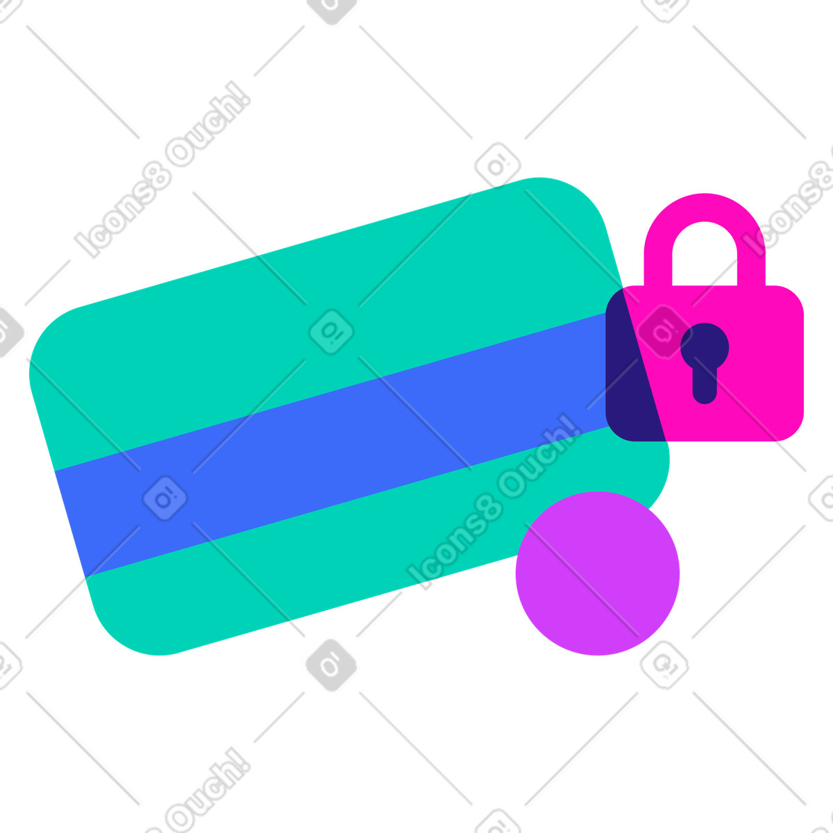Sicurezza finanziaria e protezione del denaro illustrazione in stile Basic scarica in PNG, SVG