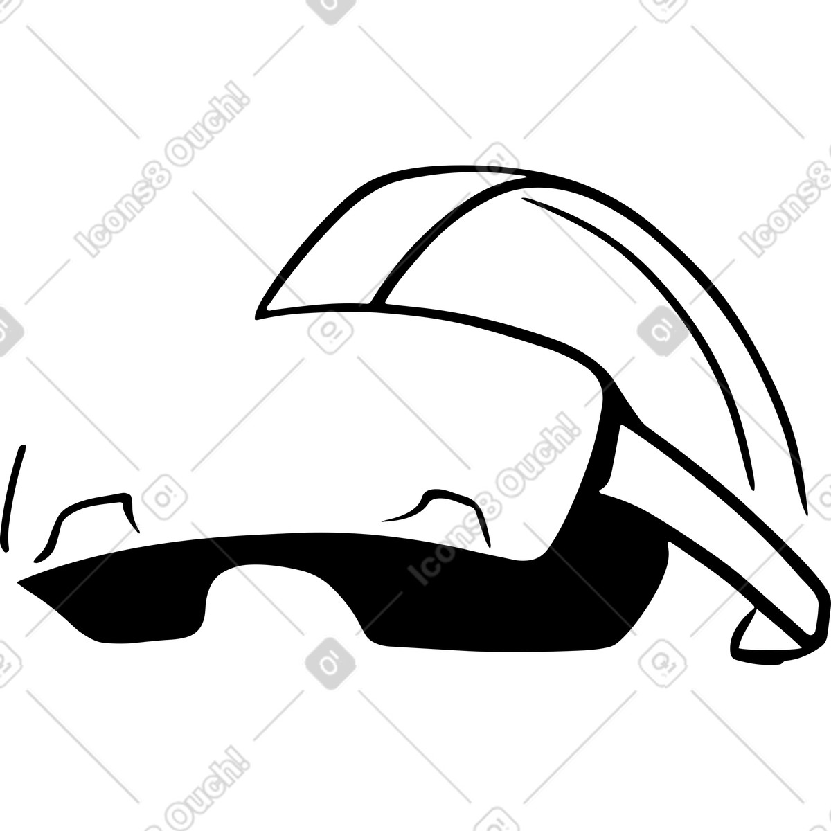 Virtual-reality-brille-Illustration im Line-Stil als Download in PNG, SVG