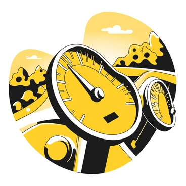 Close-up of a bike's speedometer showing high speed as the background blurs