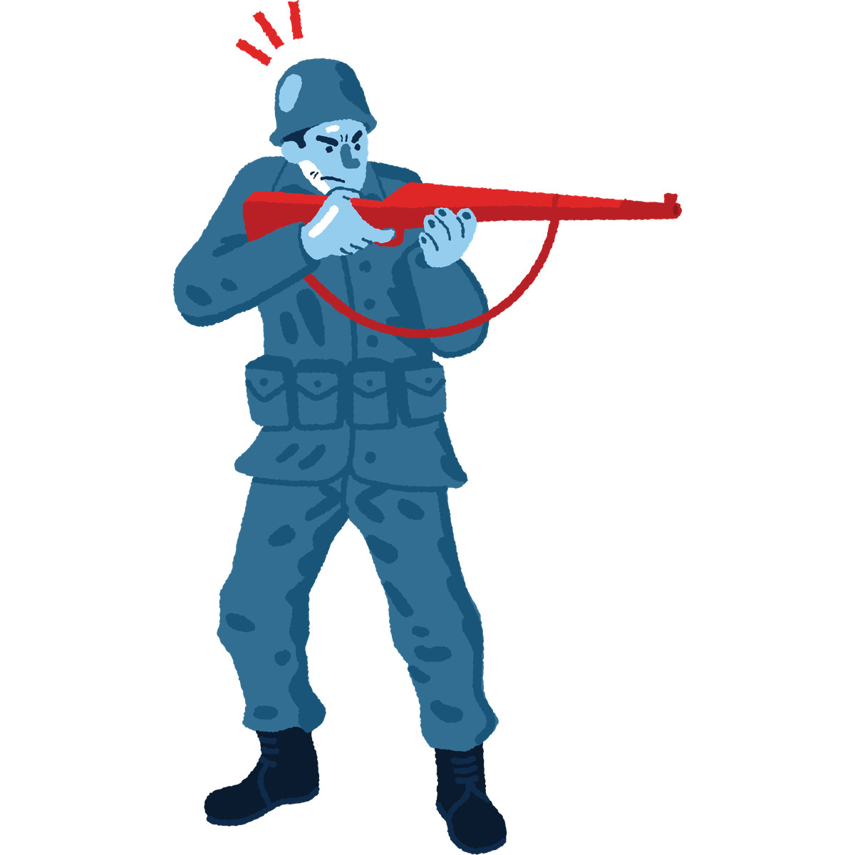 Иллюстрация Soldier в стиле Cherry — скачать в форматах PNG, SVG
