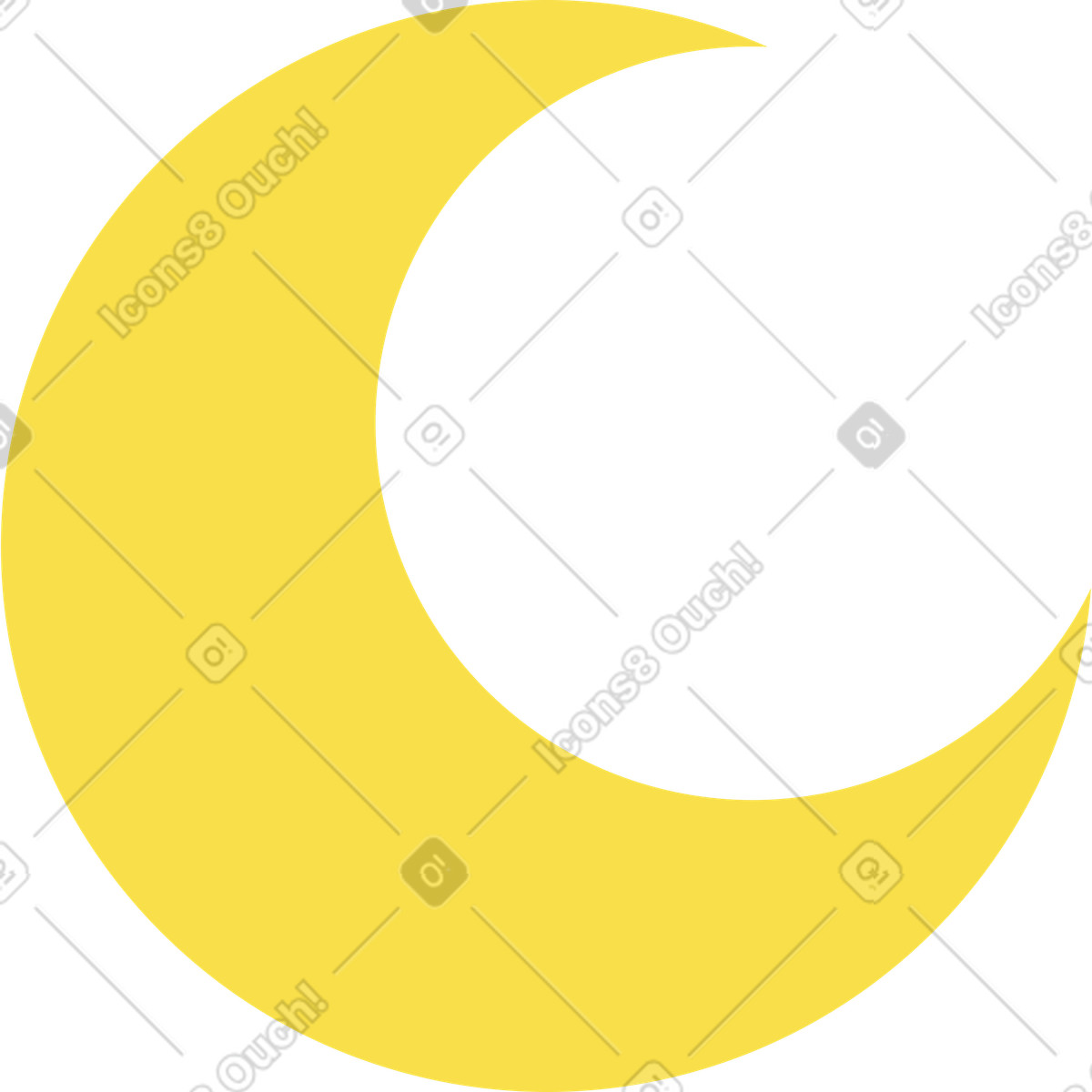 Illustration Croissant dans le style Florid à télécharger aux formats PNG, SVG