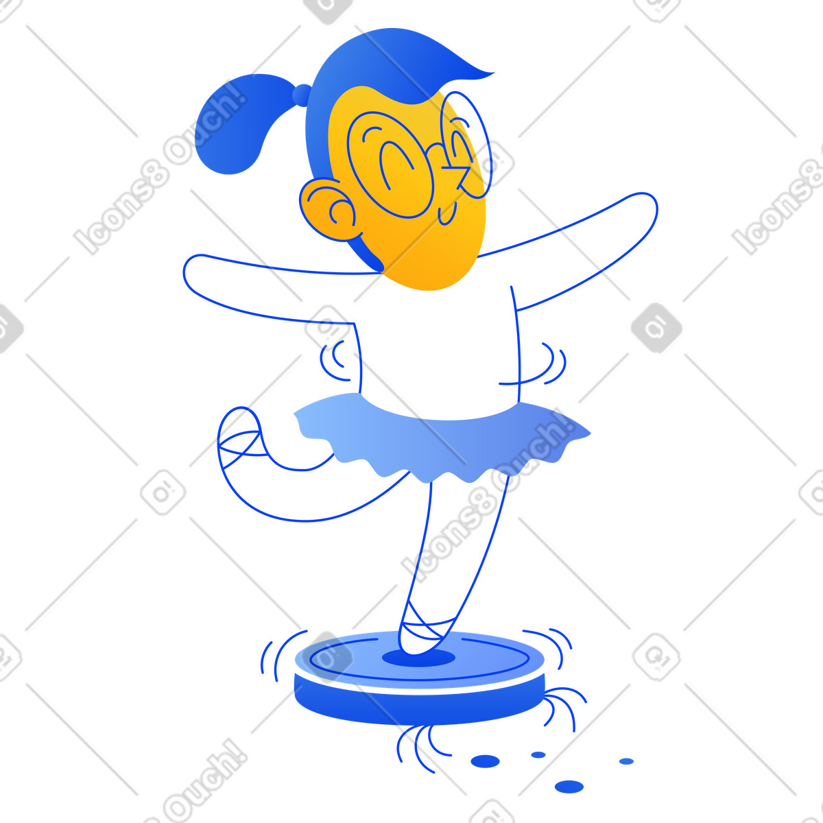 Ilustração de Aspirador robô em no estilo Buddy para baixar em PNG, SVG