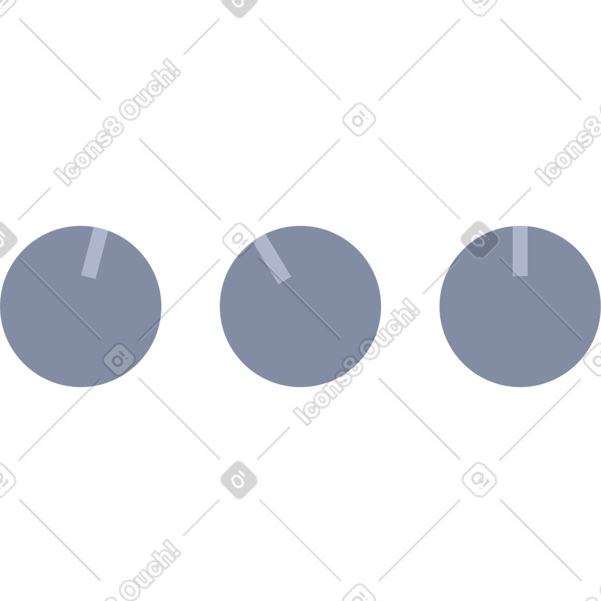 Control knobs illustration in System style download in PNG, SVG