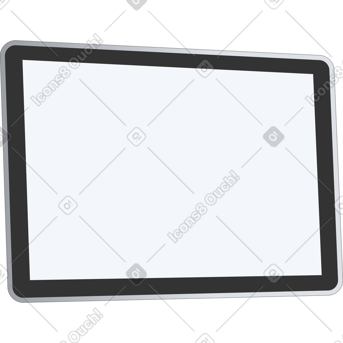 Kit スタイルの タブレット のイラストをPNG、SVG形式でダウンロード