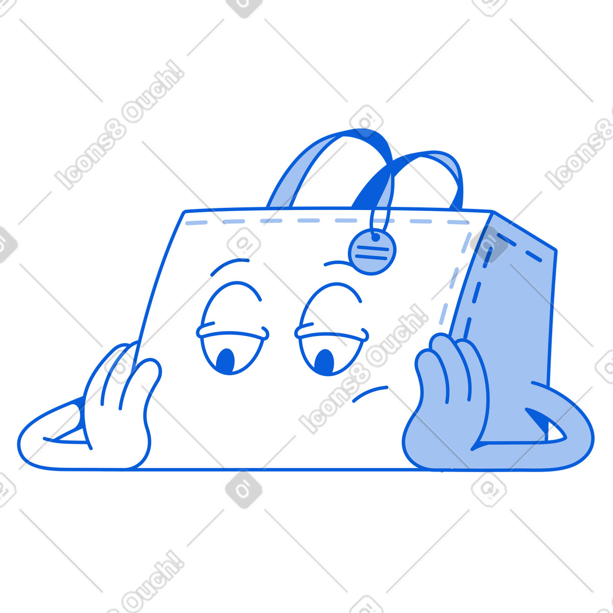 Purchase consideration, Conscious shopping behavior illustrazione in stile Handy Line scarica in PNG, SVG