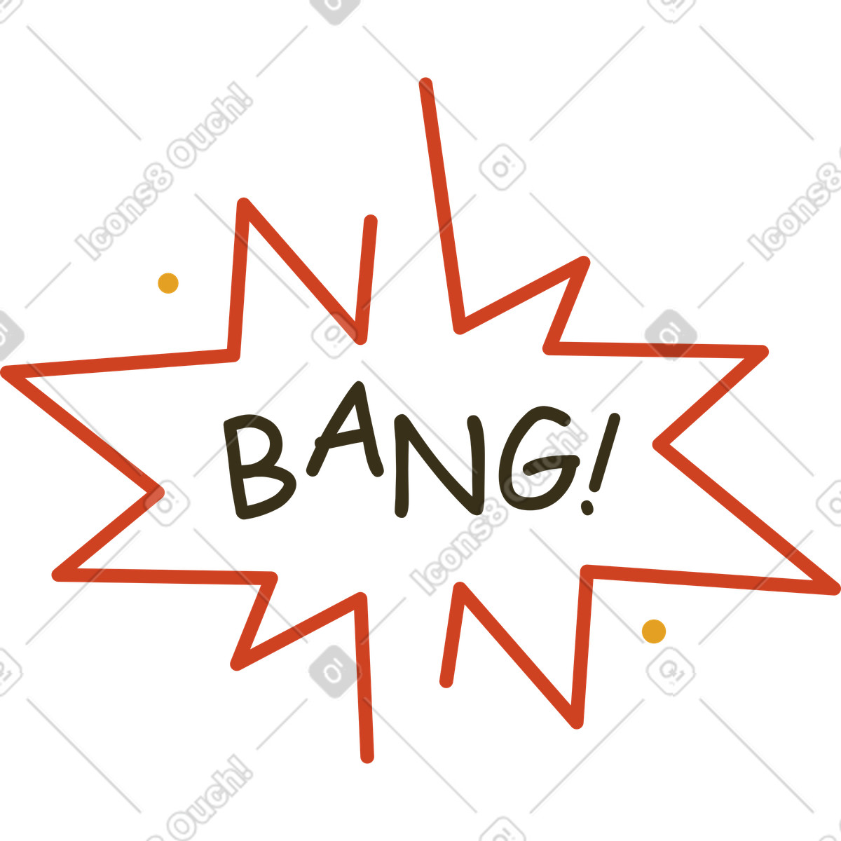 Ilustración Explosión en estilo Arabica a descargar en PNG y SVG