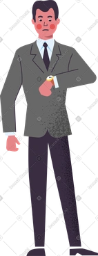 Man in suit PNG, SVG