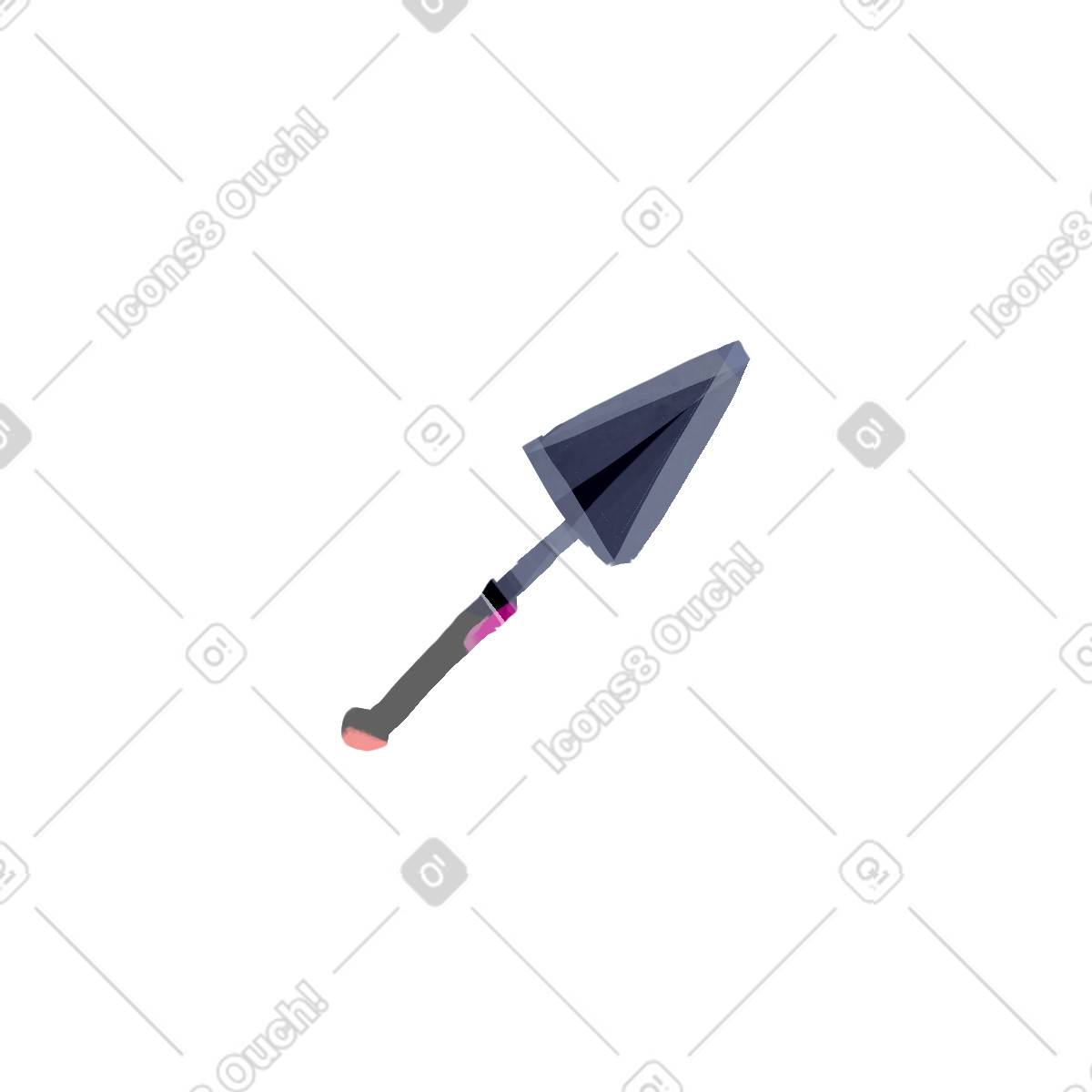 Ilustración Escápula en estilo Atomic a descargar en PNG y SVG