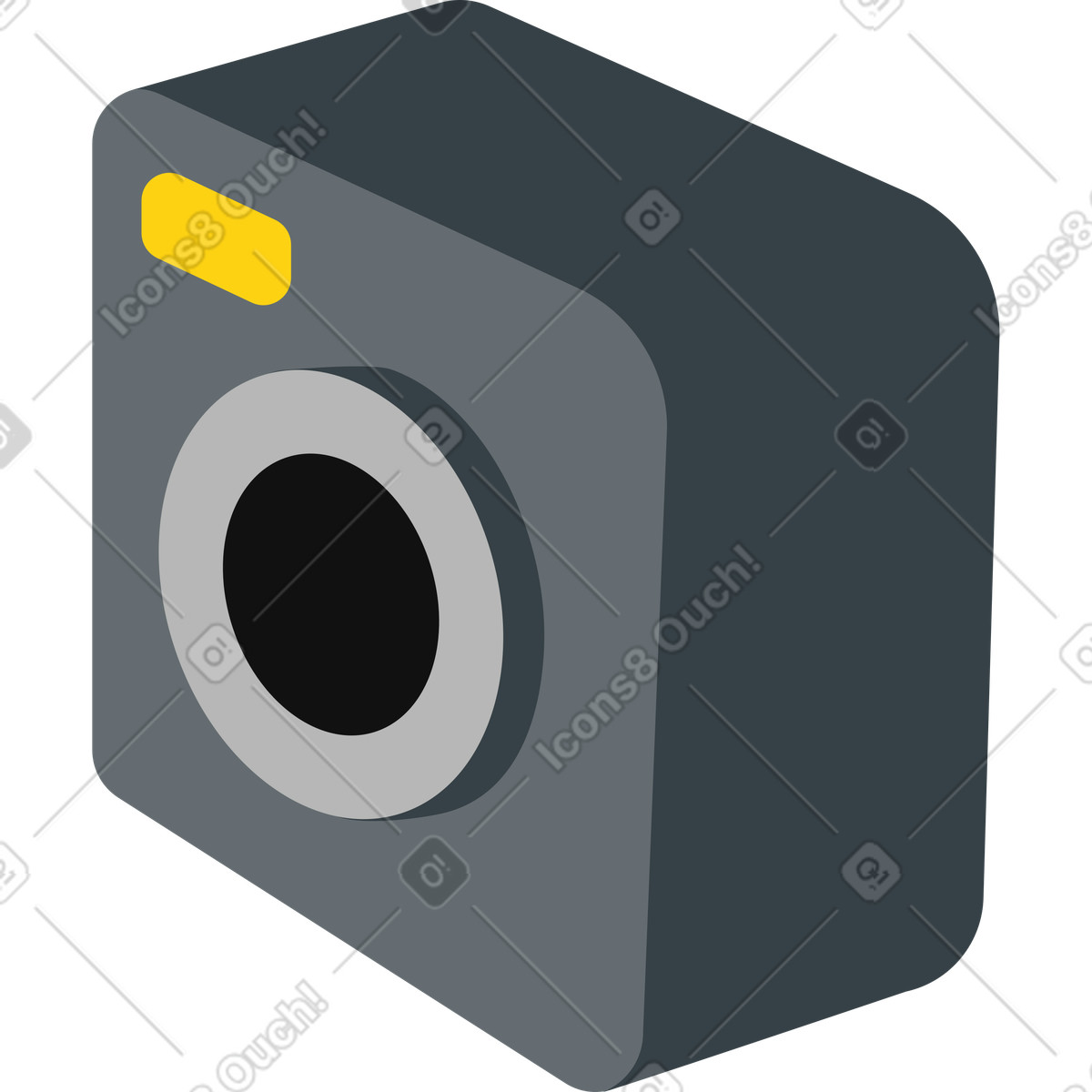 Small camera illustration in Active style download in PNG, SVG