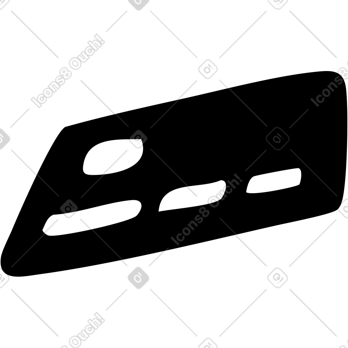 Bankkarte-Illustration im Line-Stil als Download in PNG, SVG